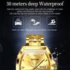 OUPINKE Men's Watch Fully Automatic Mechanical Business Barrel Type High-end Watch