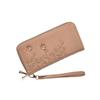 2026 Women's Embroidered Flower Wallet: Long, Large Capacity, Multi-Card Slot, Phone Holder