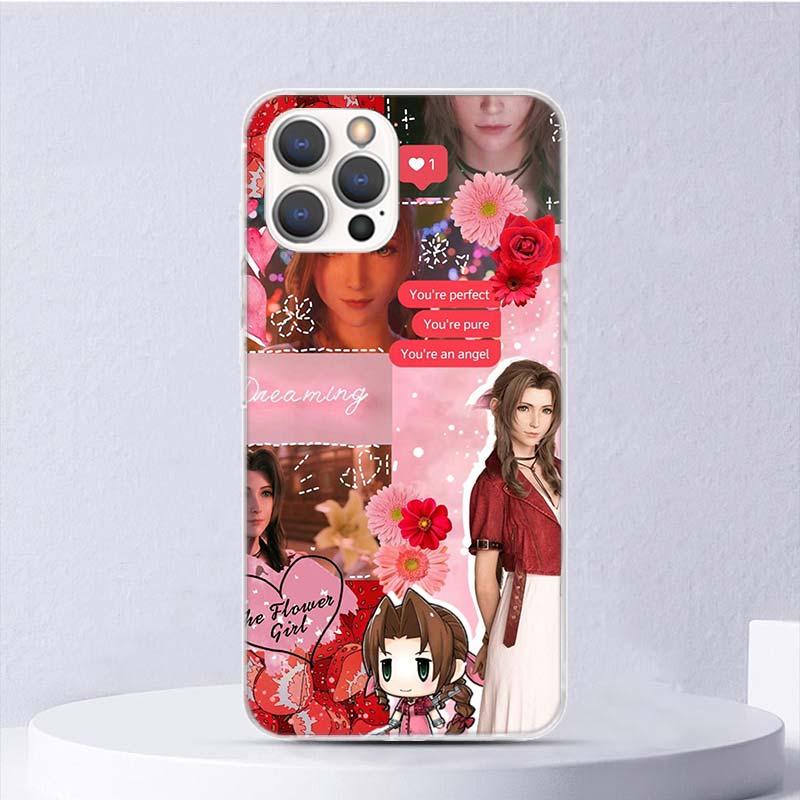 Final Fantasy Game Soft Case For iPhone 16 17 Air 16E 15 Plus 11 12 13 Mini 14 Pro Max Phone Cover Apple 7 8 SE Coque Funda 16 1
