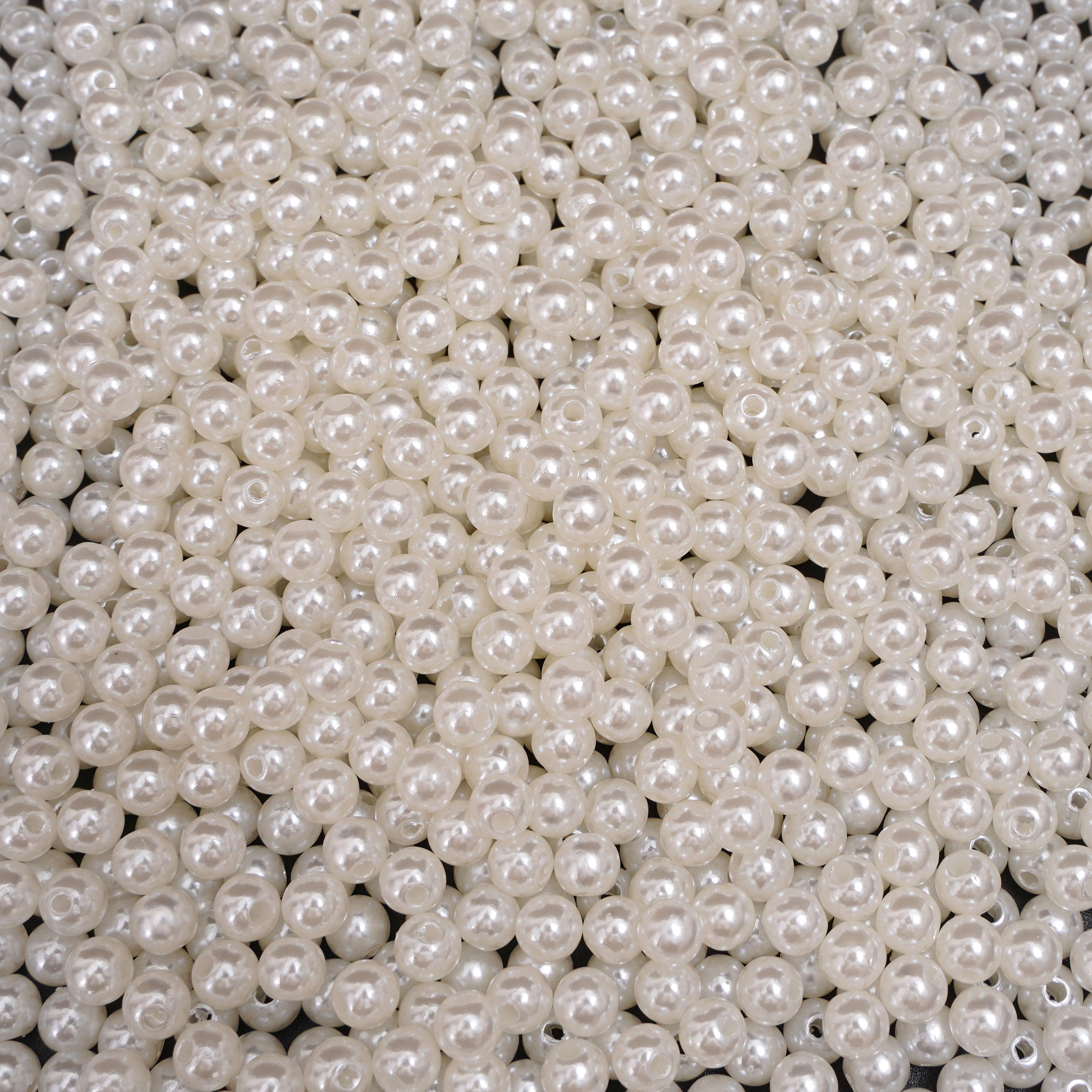 

Высокоглянцевый АБС Жемчуг Водяная Мельница Круглый Прямое Отверстие Рассыпные Бусины DIY Браслет Ожерелье Изготовление Ювелирных Изделий Шитье Рукоделие Декор 6mm 100pcs белый
