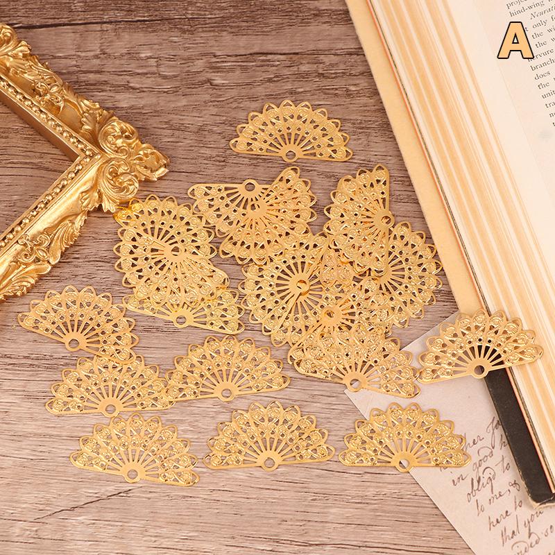 

20 шт. 38X21 мм 4-цветные филигранные обертки, соединители для цветов, металлические поделки, подарочные украшения, фурнитура для изготовления ювелирных изделий своими руками A