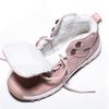 Women Ankle Snow Boot Winter Warm Plush New Wedges Rubber Platform Faux Suede Lace Up Sexy Pink Ladies Shoe Botas Mujer