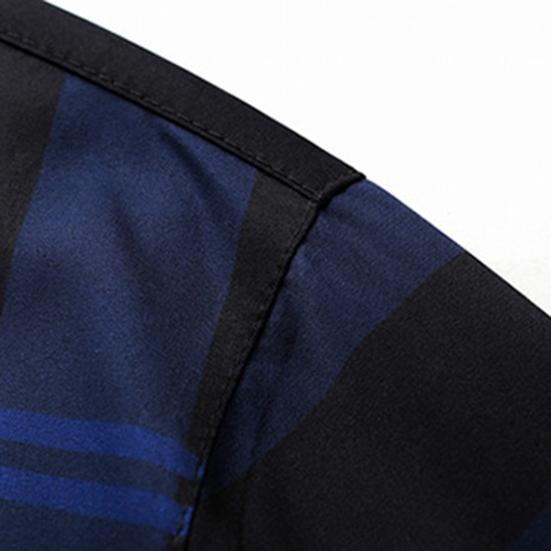 Men's Plaid Business Shirt Comfortable Stylish Commute Thin Style Outwear Men's Shirts for Spring Autumn