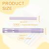 PATIKIL Retractable Cute Pencil with Plastic for and for Purple TPE 8-Pack Erasers, Slide-Type Eraser, Push-Pull Eraser, Soft, Large, Case, Sketching,