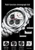 OFNS Men's Multi-Function Waterproof Quartz Watch - Business Edition with Calendar and Six-Hand Chronograph.