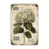 Pc Hydrangea Vintage Metal Tin Sign Hanging Tin Painting Plaque Decorative Wall Art Indoor Outdoor Decor Wall Room