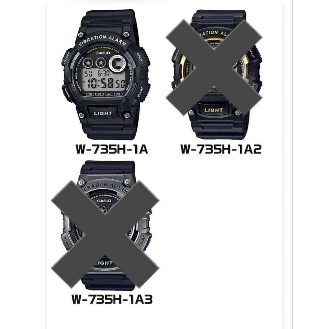 CASIO W-735H Casio Watch Digital Cheap Casio Standard