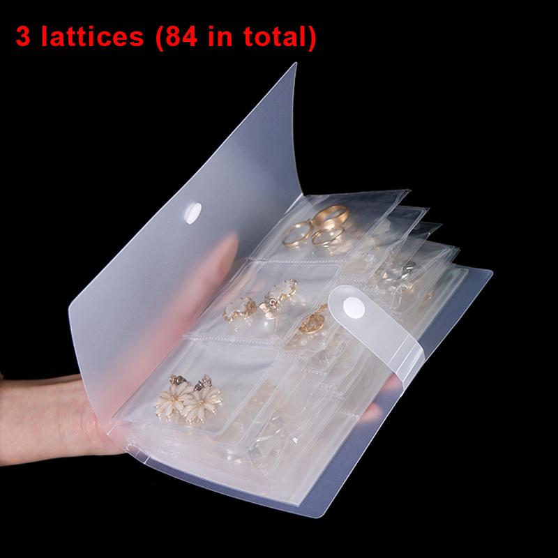 

Anti-oxidation Jewelry Organizer Folder Ring Earrings Necklace Storage Protective Book Jewelry Packaging Display Hermetic Bags
