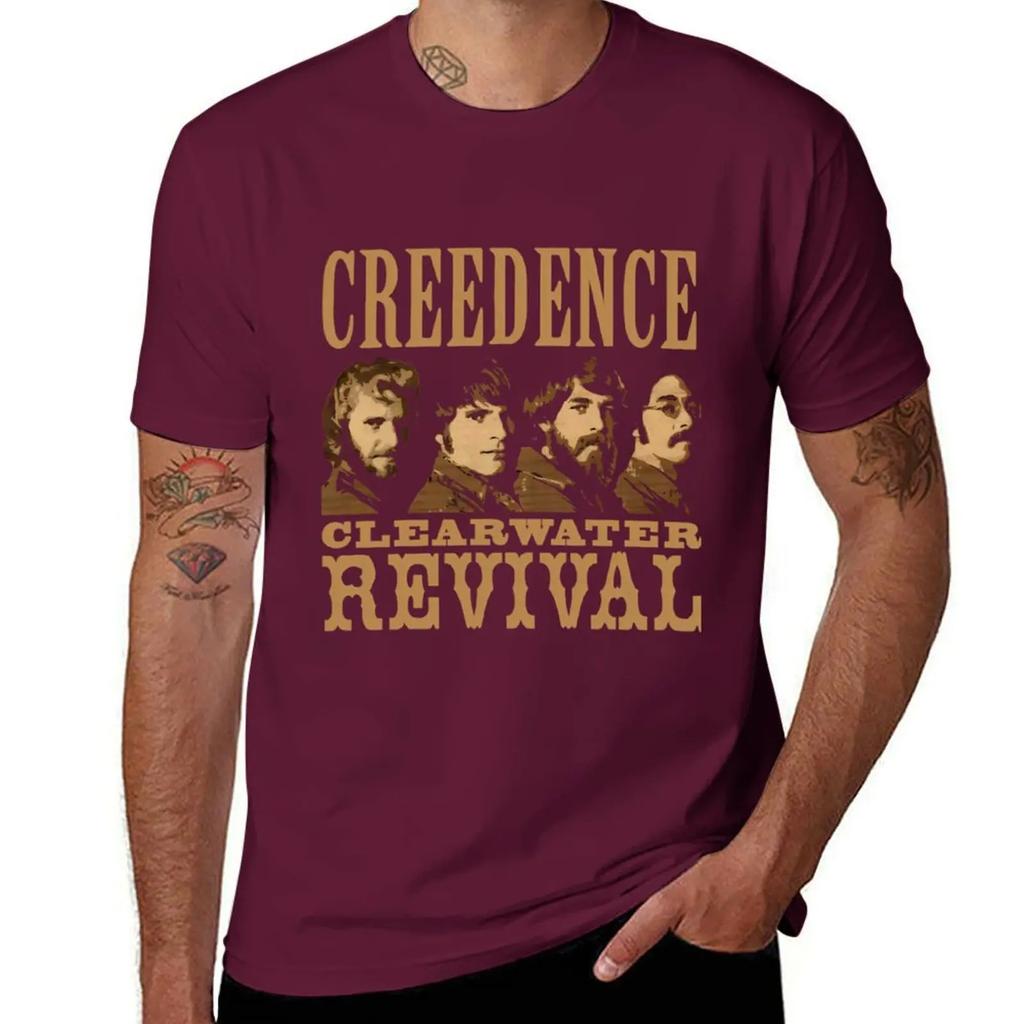 Creedence Clearwater Cosmo's Factory - Bayou Country Creedence Clearwater T-Shirt plus size clothes luxury clothes men