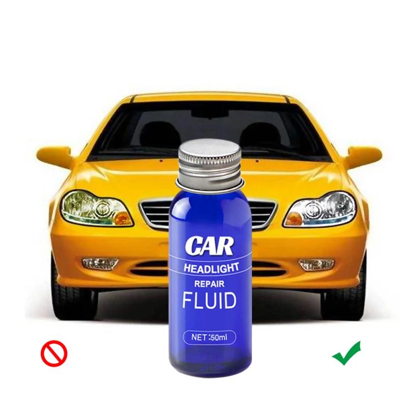 10/30/50ml Auto Auto Tekutina na Opravu Světlometů Leštění Světlometů Proti Poškrábání a Údržba Tekutý Kit Povlak Zpětného Zrcátka