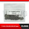 Dieselbränsleinsprutare 7-3-0,1MM Justeringstrycktvättbrickor 0,1 mm 0,2 mm 0,3 mm 0,5 mm 1 mm Justeringsplatta