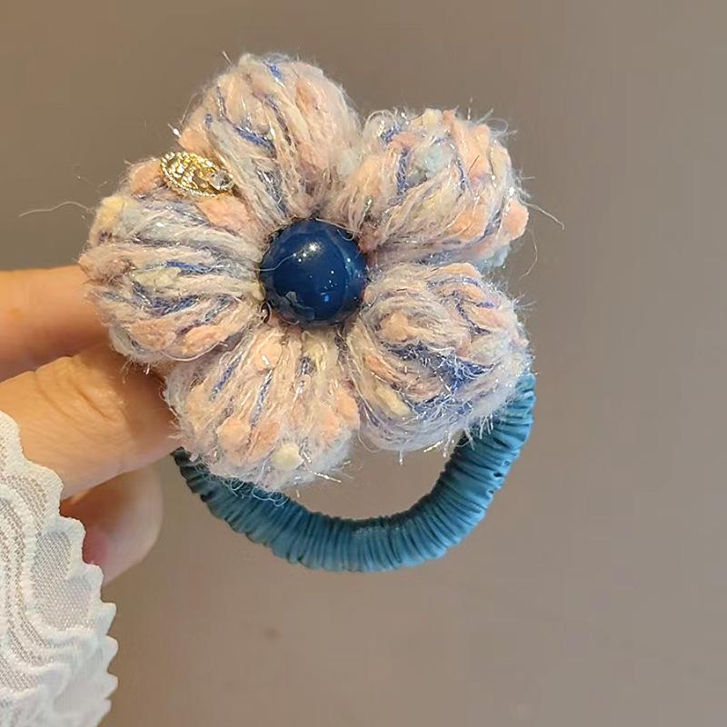 Hand-Woven Floral Hair Side Clip – Sweet Versatile Fringe or Bangs Accessory