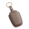 Suitable For Modern Ix45 Car Key Cover, Purely Handmade High-Grade Leather Key Protection, Case Chain