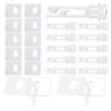 62KD 12pieces Window Shade Hanging Hook Repair Clips, 12pcs Vertical Blind Repair Tabs No Tool Required Installation
