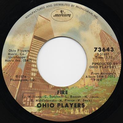 7-Zoll Schallplatte OHIO PLAYERS - Fire / Together 73643 Mercury 1974 Kanada Soul/Funk Gebraucht