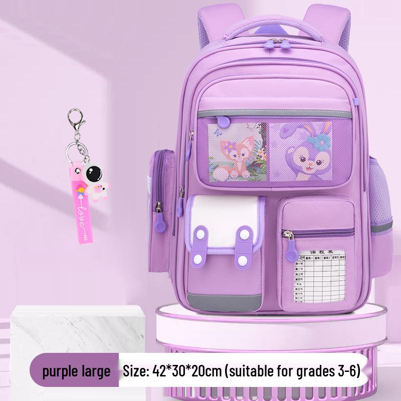 British Style Naruto Children's Backpack: Large Capacity for Grades 1-6, Unisex Double Shoulder Bag