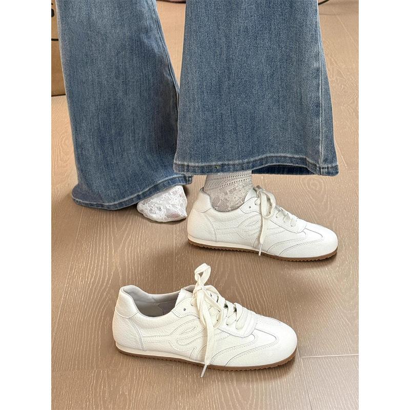 Retro Casual Flat-bottomed Ballet Training Shoes for Women's 2025 New Fashionable Versatile Soft-soled Lightweight Sports Forrest Gump Shoes