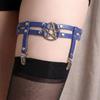 PU Leather Pentagram Leg Strap Punk Garter Belt Fashion Thigh Harness Girls