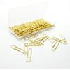 Generic Gold Paper Clips, 100 Count Large Size, 2 Inch Jumbo Paperclips, School and Office Supplies, ZANE5242114