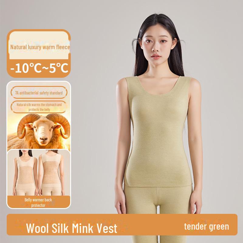 Women's Far Infrared Heated Velvet-Lined Vest for Winter