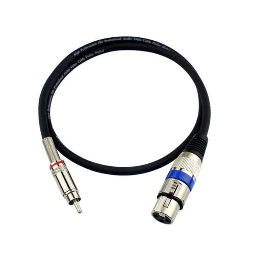 XLR Cable Conversion Cable XLR (Female) To RCA (Male) Canon XLR Canon Conversion Cable RCA Conversion Cable Microphone Cable Audio Cable (5m)