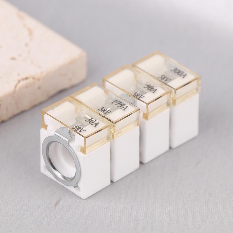 30A-300A Battery Terminal Mount Mrbf Fuse Block Kit 58V With Single Stud 5/16" Marine Rated Battery Fuse For Boat Truck Rv
