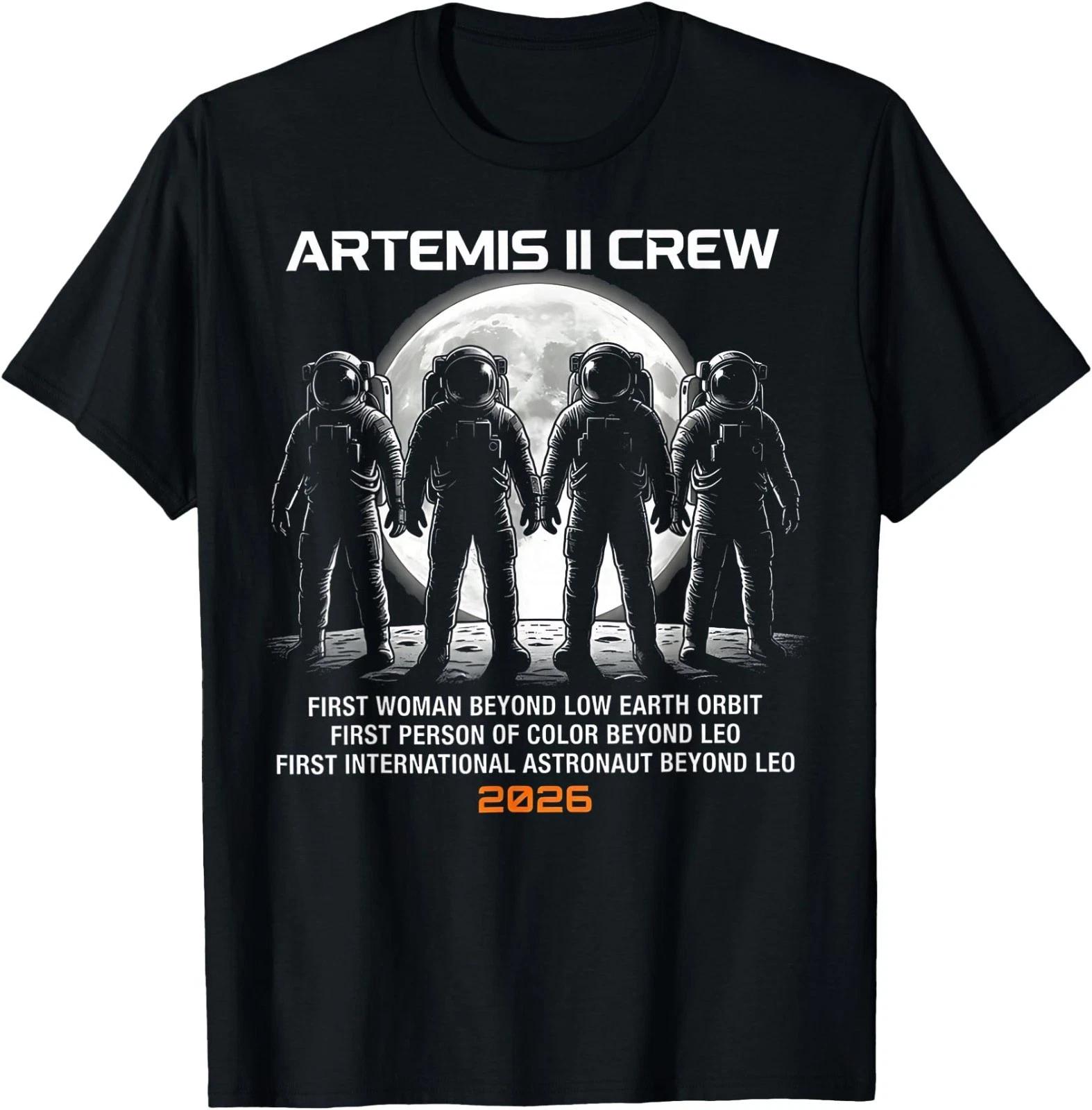 Artemis 2 Astronaut Moon Landing T-Shirt XL