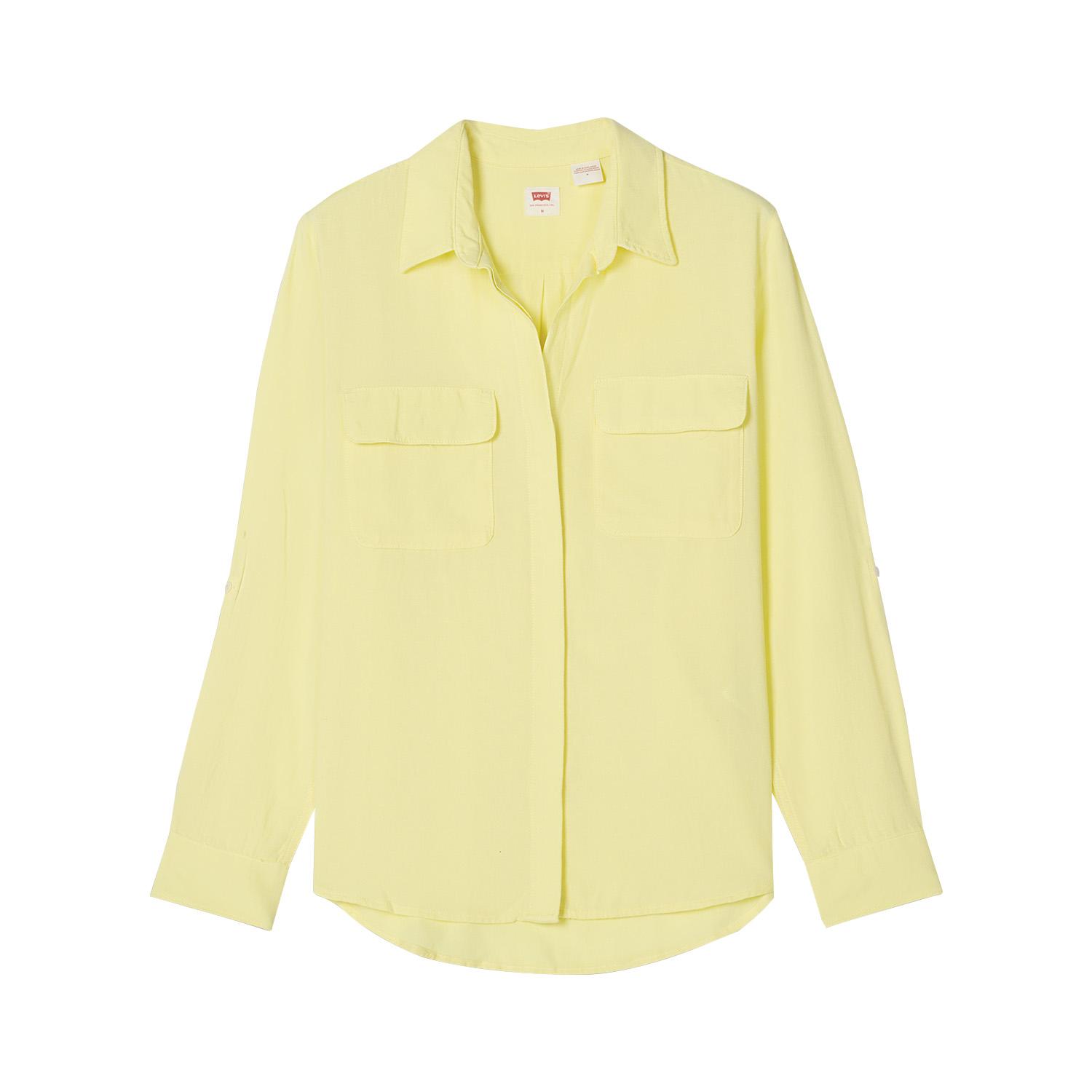 Levis Свободная Винтажная Повседневная Удобная Свободная Рубашка Женские топы 005NJ-0007 M