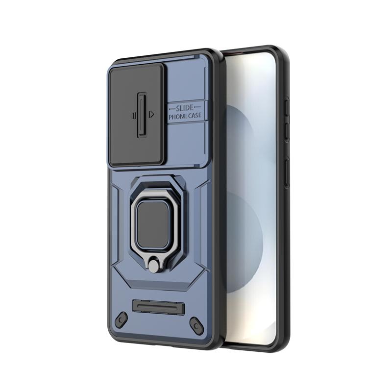 Schiebe-Fenster Handyhülle Für Samsung Galaxy S26 Stoßfest Ringhalter Magnetische Hülle Für Samsung S26 Hülle Für Samsung S26 Hülle