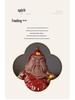 Guan Gong Martial Saint Statue: Ceramic Guan Yu Ornament for Tea Room, Living Room, or Study Decor.