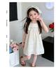 Girls' Summer 2026 New Children's Flying Sleeve Princess Skirt Thin Cotton Elegant Baby Summer Dress