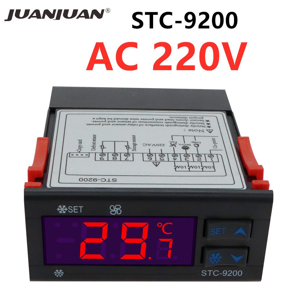 STC-1000 STC-3000 3008 3028 Digital Temperature Controller STC-8080A+ STC-9100 Thermoregulator 220V Heating Cooling Thermostat
