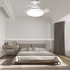 Ceiling Fans with Light Remote Control Fandelier Ceiling Fan 3 Colour Temperatures Chandelier Ceiling Fan Dimmable for Bedroom