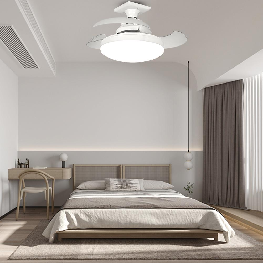 Ceiling Fans with Light Remote Control Fandelier Ceiling Fan 3 Colour Temperatures Chandelier Ceiling Fan Dimmable for Bedroom