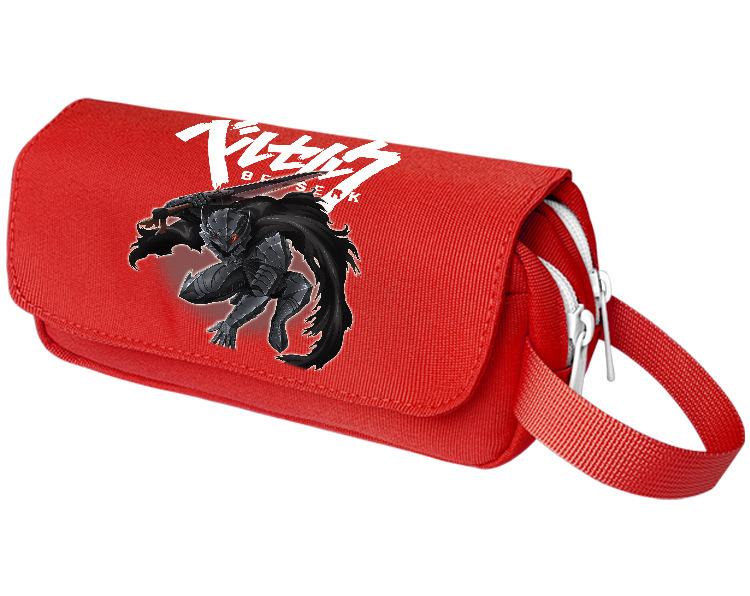 Piśmienne etui na długopisy z zamkiem błyskawicznym Cartoon Pen Case Anime Berserk School Supplies