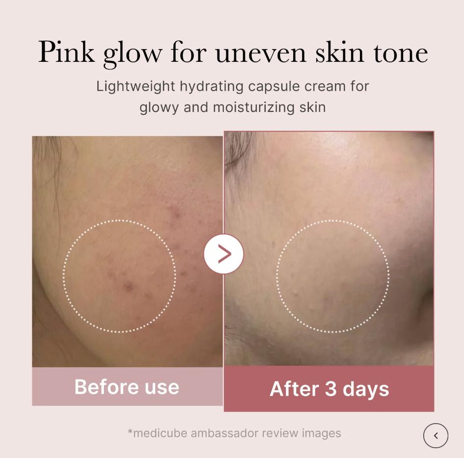 Medicube PDRN Crème Capsule Collagène Rose 55g