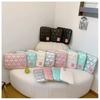 11/15inch Puffy Laptop Bag Embroidery Macaron Color Notebook Bag Shockproof Love Pattern Computer Case for Ipad/Macbook