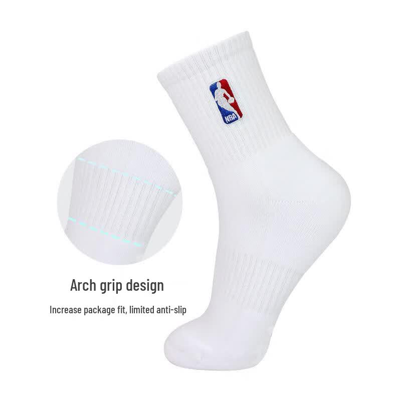 NBA Herren Mittellange Verdickte Sportsocken
