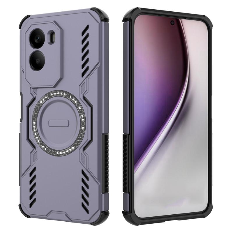 For Xiaomi Poco M7 Plus Case Poco M7 Plus Cover Heat Dissipation Magnetic Wireless Charging Protective Phone Cases On Poco M7 4G