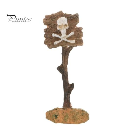 Aquarium Decoration Ornament Cartoon Resin Artificial Shark Warning Sign Landscaping Accessories for Fish Tank Aquarium Background