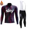 2026 Winter Warm Cycling Clothing Set  Thermal Fleece Cycling Jersey Men's Mtb Clothing Man Blouse Uniform Bicycle Clothes Complete Set