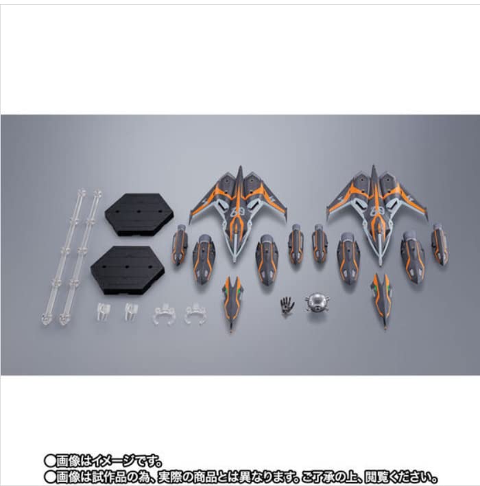 BANDAI DX Chogokin Kairos Plus Immelmann Super Ghost Set VF-31AX (Hayate Custom)