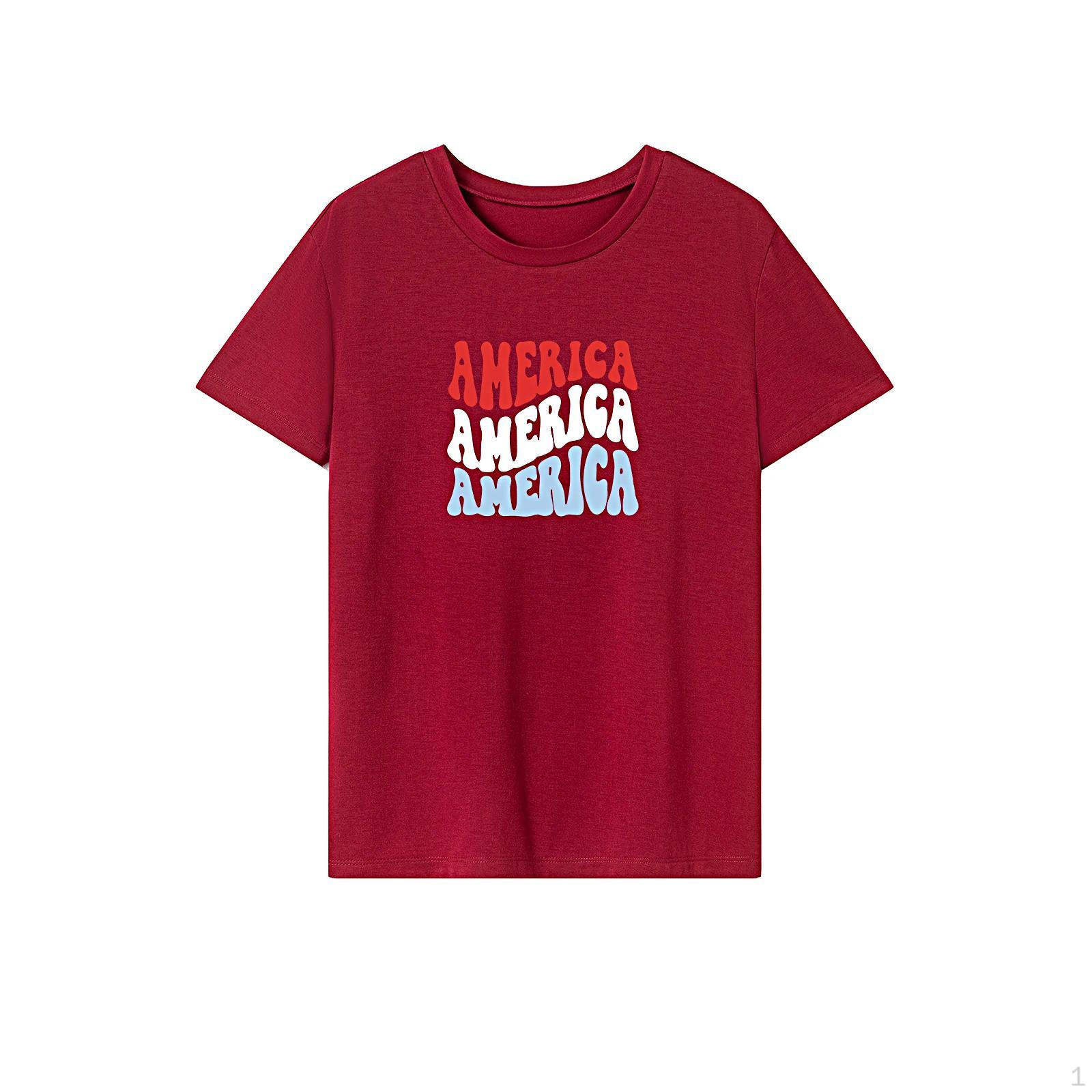

T Shirt for Women Summer Lightweight Crew Neck Shopping Traveling Trip