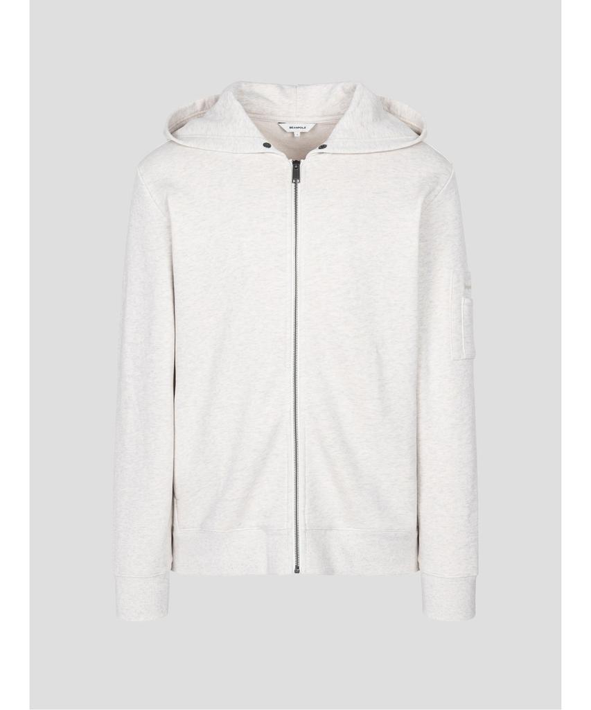Beanpole Men Hoodie Zip-Up Sweatshirt Ivory (Bc4841C070)