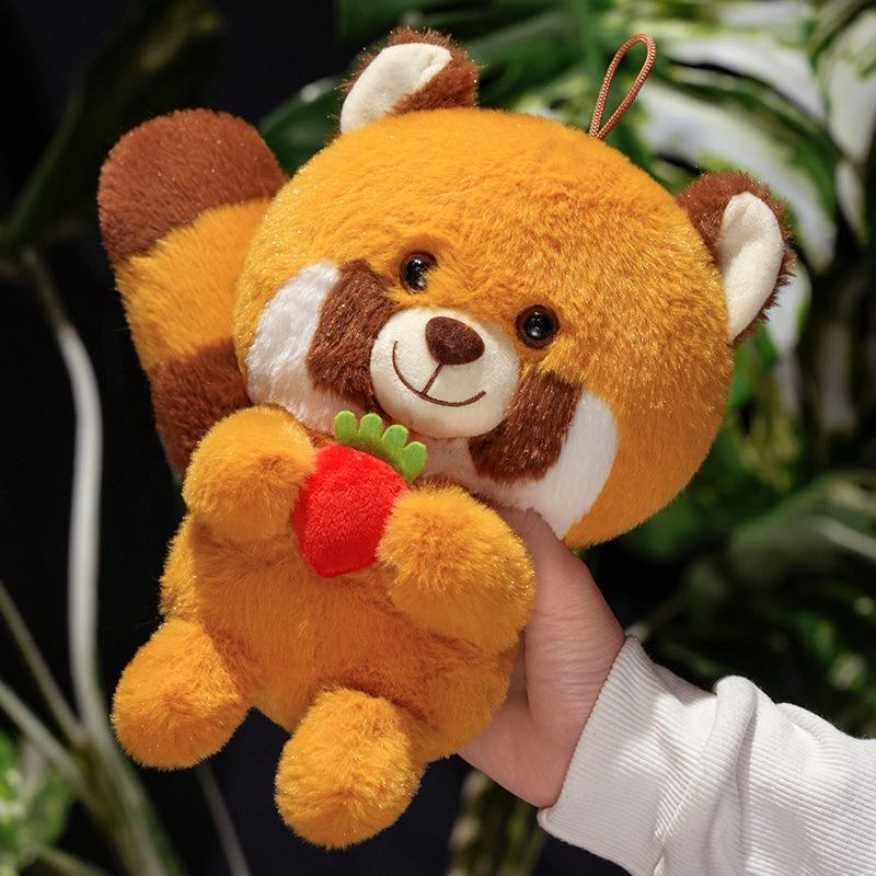 Cartoon Cute Fox, Raccoon, Squirrel Doll Plush Toy Doll Children Sleeping Pillow Backpack Pendant Doll