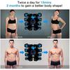 EMS abdominal muscle trainer 8-mode 19 intensity ABS three in one trainer home exercise lazy fitness equipment set