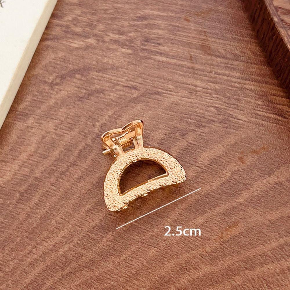 Gold Hair Claw Metal Barrette Fashion Hairpin  Women