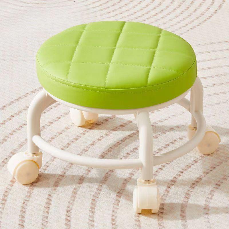 Swivel Mop, Pedicure & Baby Walking Pulley Stool with Wheels