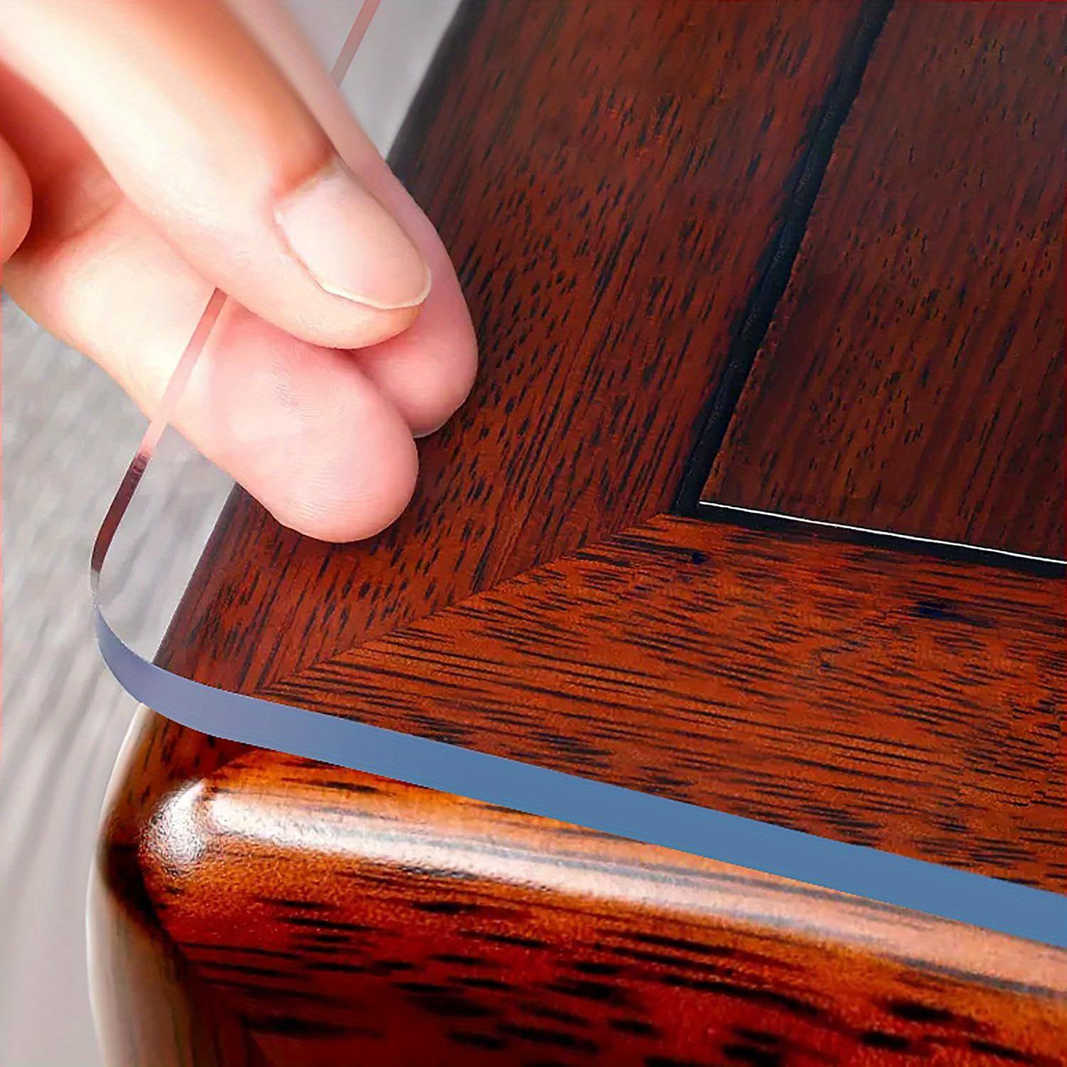 

Прозрачная ПВХ скатерть 2 мм и защитная пленка для стола, устойчивая к царапинам и термостойкая скатерть 60*120cm