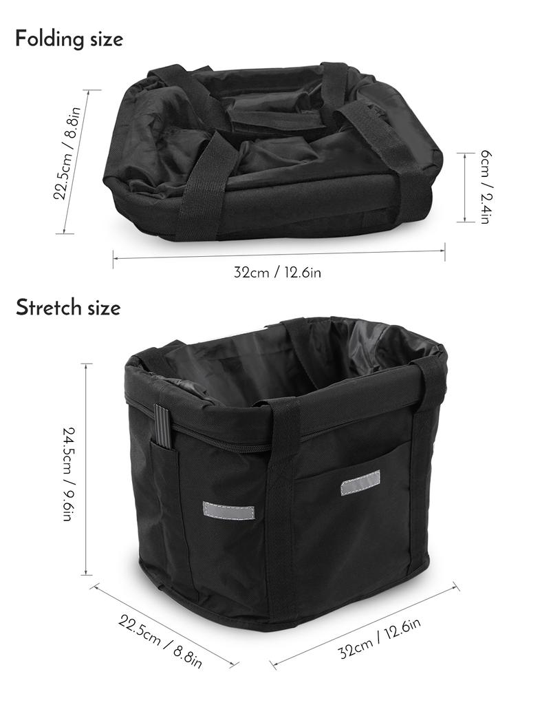 CamGo Bike Basket Multi-Purpose Bicycle Handlebar Bag with Hand Strap Detachable Bike Front Basket for Pet Carrier Grocery Shopping Outdoor Camping Briefcase Commuter CamGo Bike Basket Multi-Purpose Bicycle Handlebar Bag with Hand Strap Detachable Bike Front Basket for Pet Carrier Grocery Shopping Outdoor Camping Briefcase Commuter